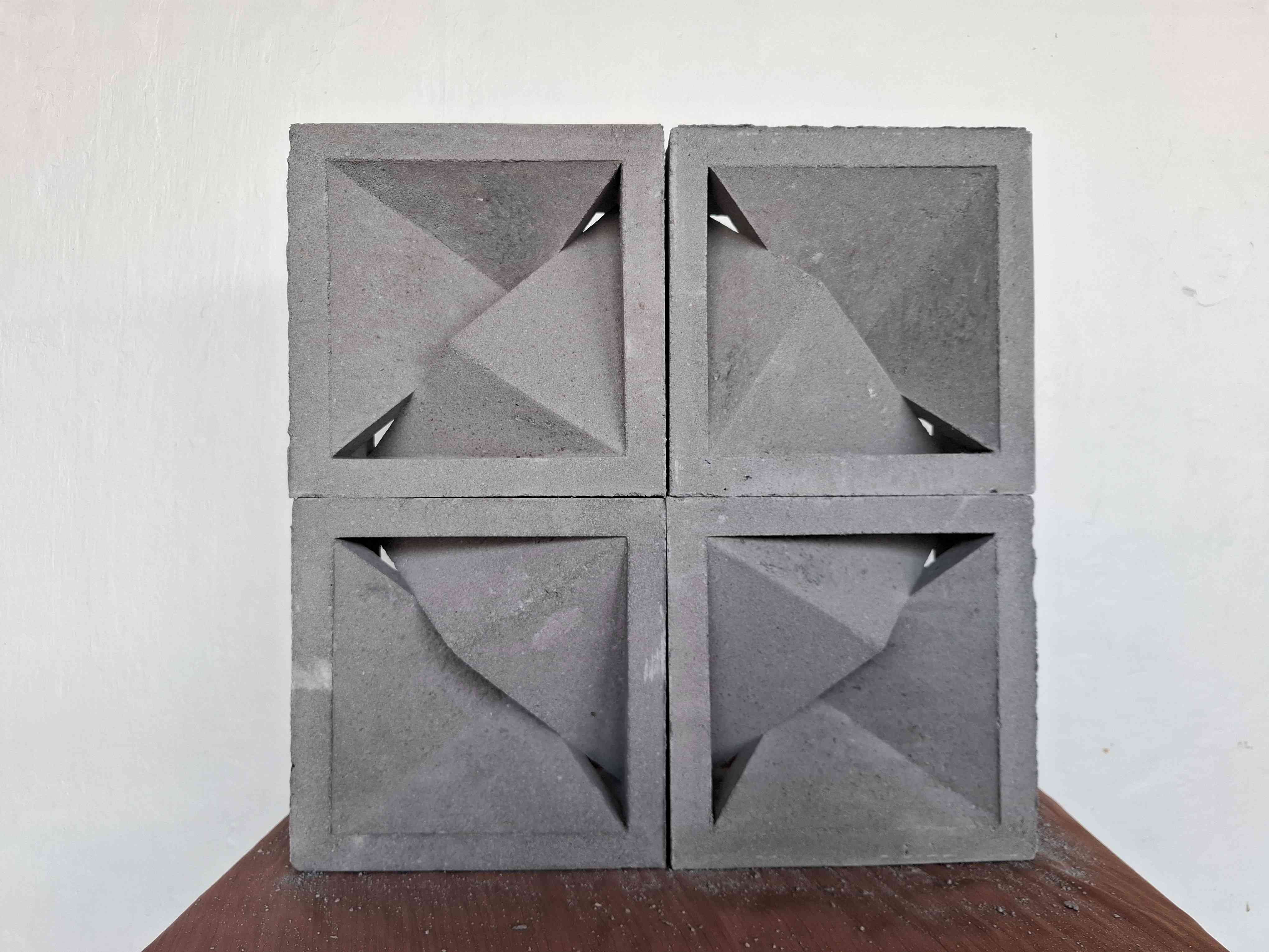 Roster beton Motif Diagonal